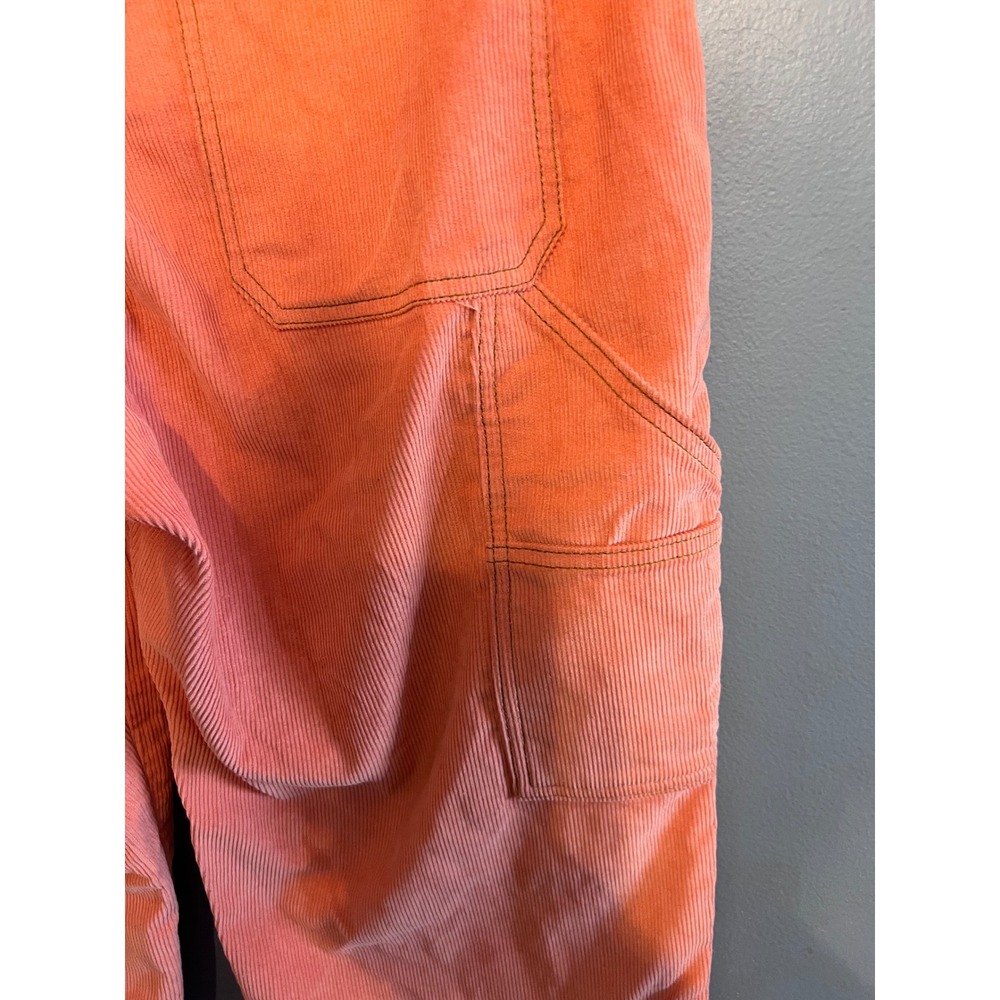 Urban Outfitters BDG Corduroy Carpenter Pants Coral Size 32 Grunge 90s Style - Picture 5 of 14